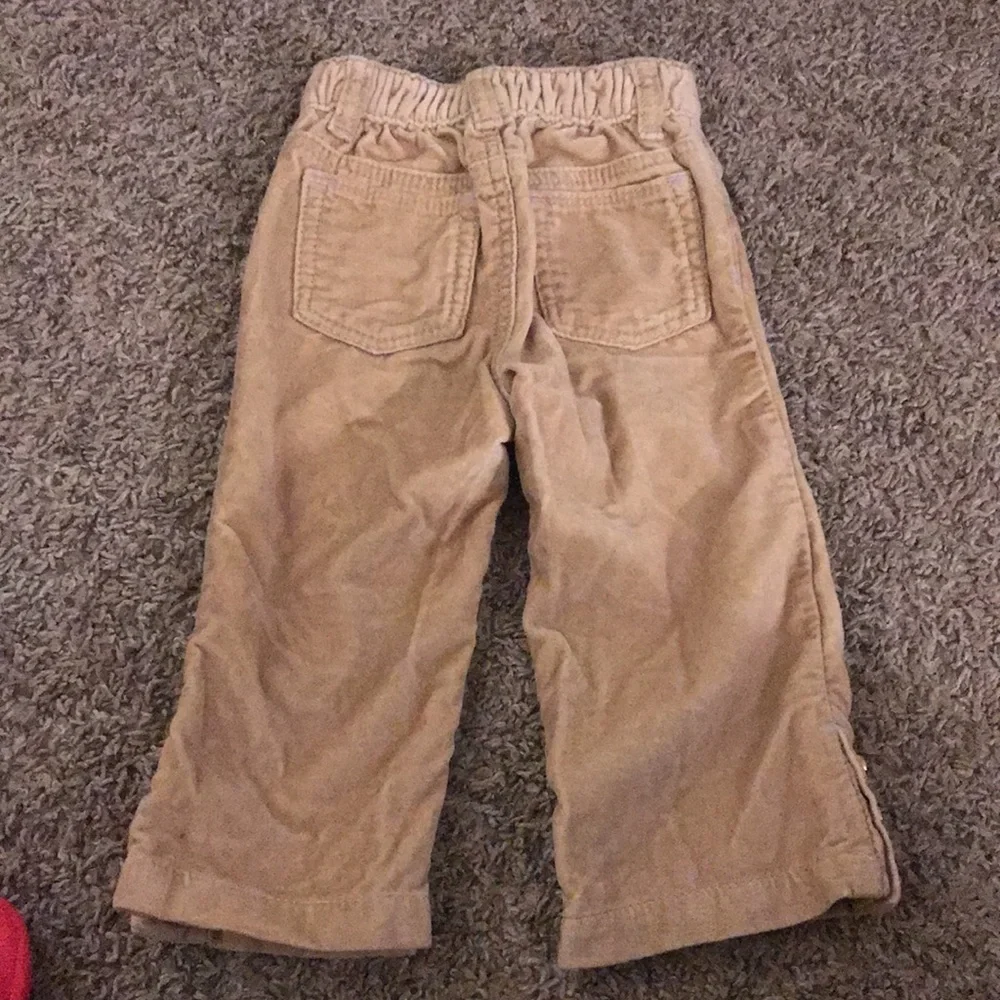 Baby Gap Thick Tan Velvet Feeling Pants